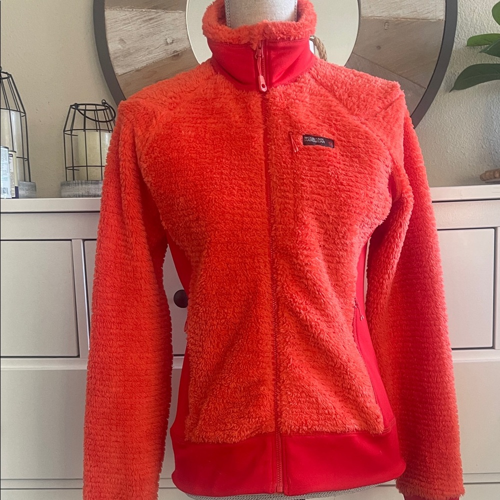 Mountain Hardwear Bright Orange Teddy Jacket